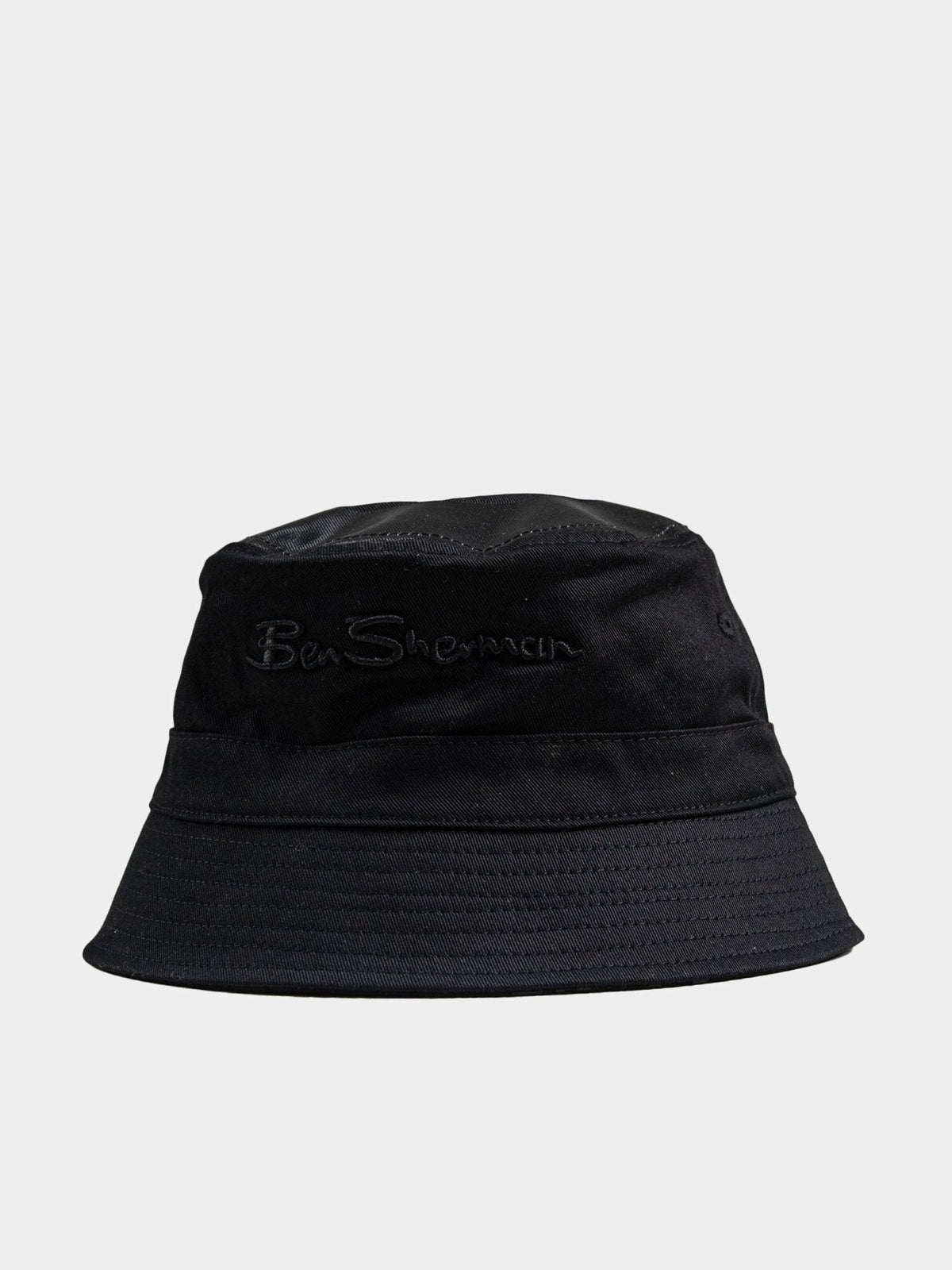 Ben Sherman Plastisol Deepy Black Bucket Hat