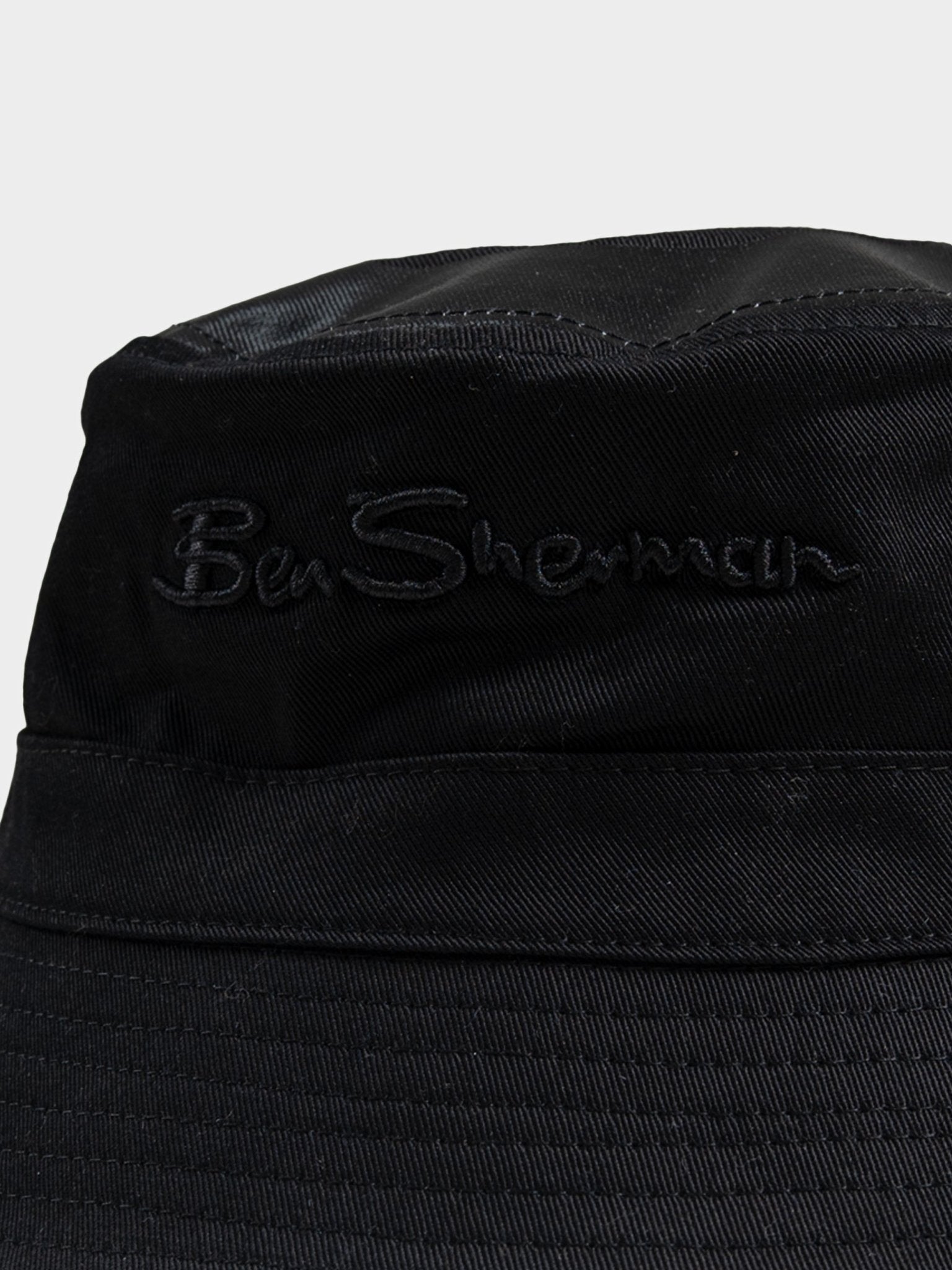 Ben Sherman Plastisol Deepy Black Bucket Hat