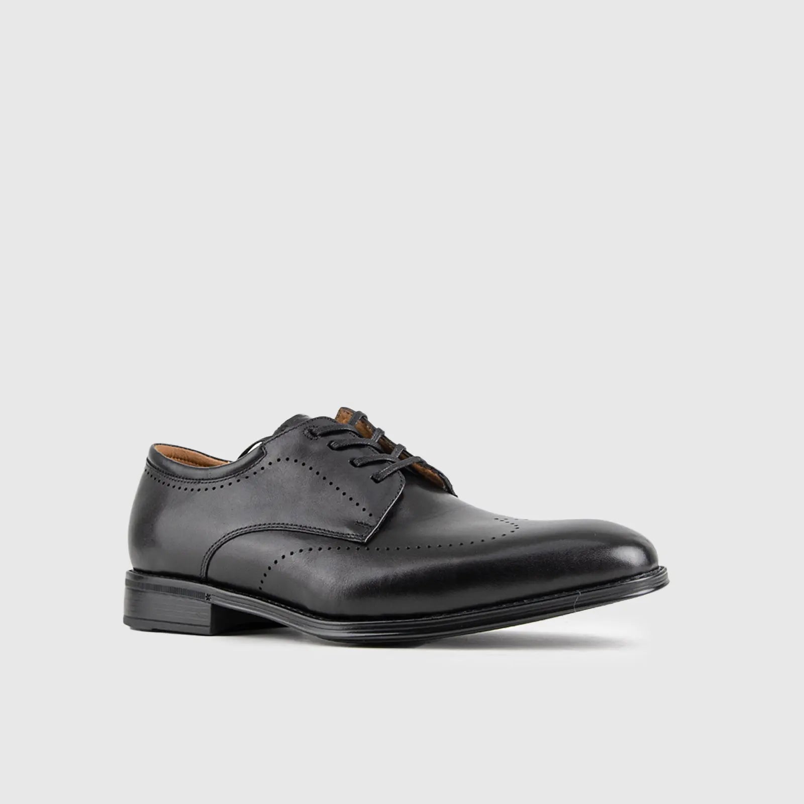 Florsheim Mens Amelio Wing Black Shoes In Black