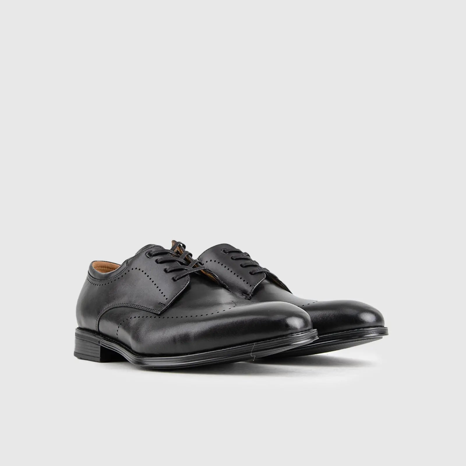 Florsheim Mens Amelio Wing Black Shoes In Black