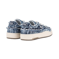 Diesel Mens S Tracker Low Sneakers In Light Blue