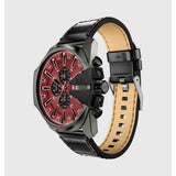 Diesel Mens Mega Chief Slim Watch In Black