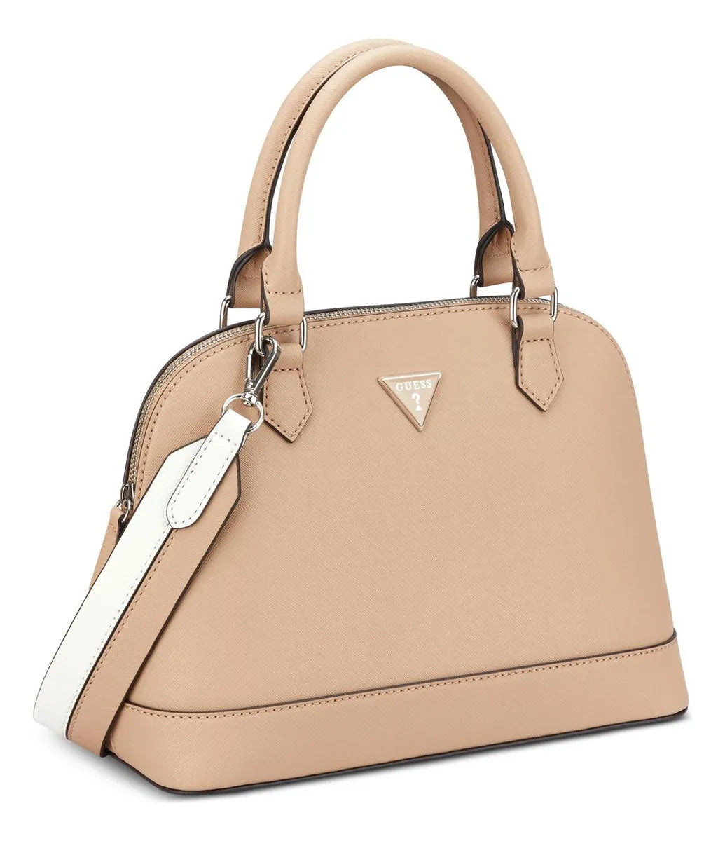 Guess Womens Jenai Dome Satchel In Desert