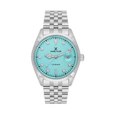 Daniel Klein Men`s Exclusive Turquoise Dial 3 Hands-Date Watch