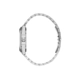 Daniel Klein Mens Silver Watch With Ice Blue Dial