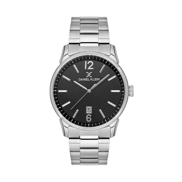 Daniel Klein Gent Black And Silver Watch