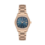 Daniel Klein Blue Dial Watch For Women