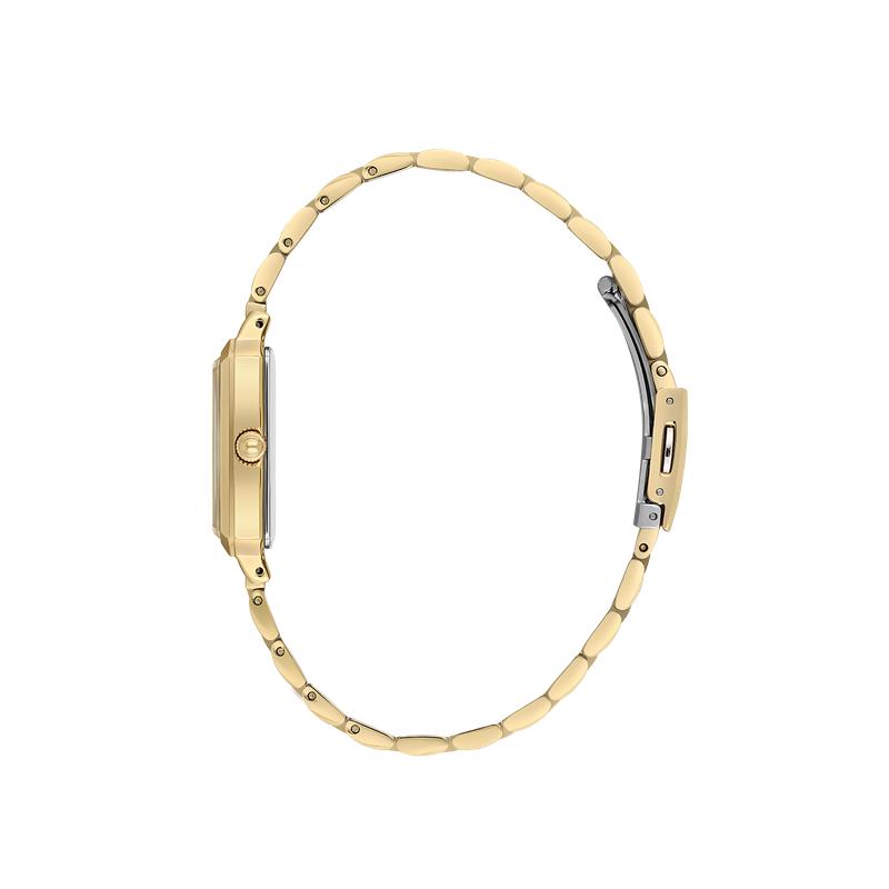 Daniel Klein Womens Watch IN Gold & Dark Green