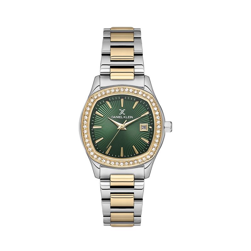 Daniel Klein Womens Watch In Green & Gold