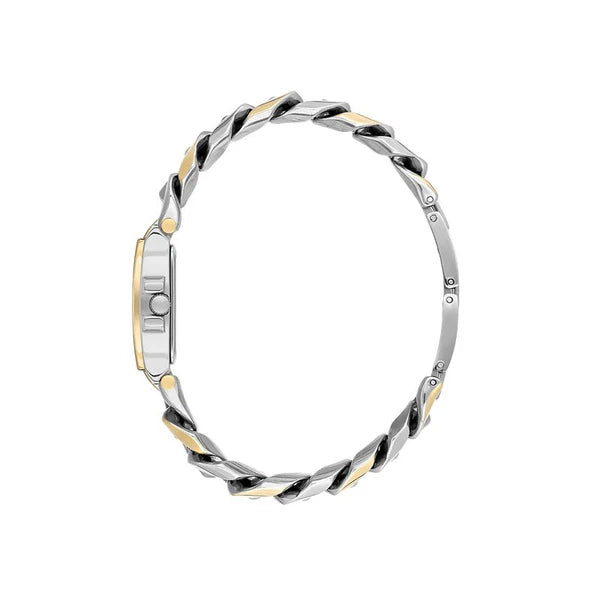 Daniel Klein Gold & Silver Twist Bracelet Watch