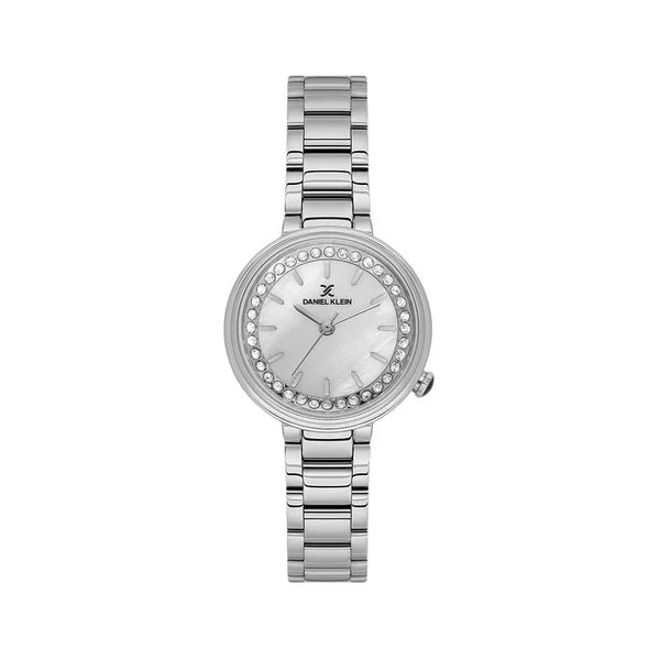 Daniel Klein Ladies Silver Watch