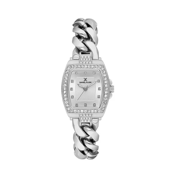 Daniel Klein Silver Chain Watch