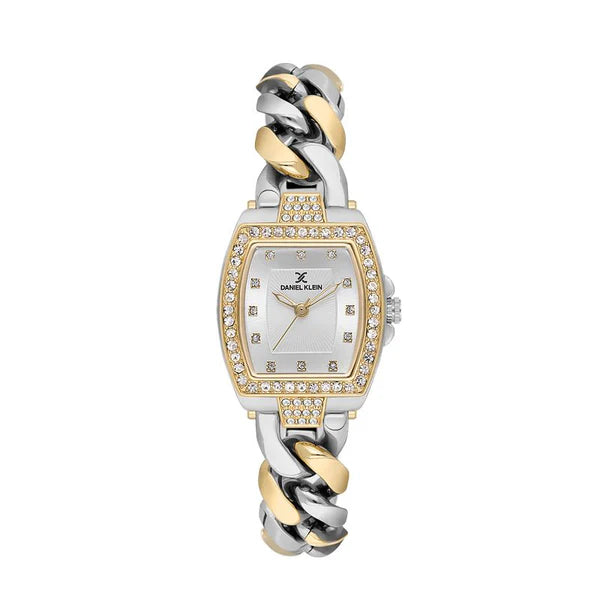 Daniel Klein Gold & Silver Twist Bracelet Watch