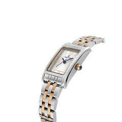 Danile Klein Womens Watch In Silver & Rose Gold