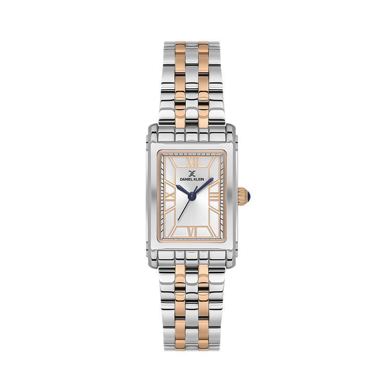 Danile Klein Womens Watch In Silver & Rose Gold