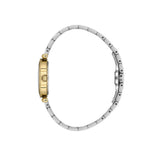 Daniel Klein Ladies Silver Dial Watch In Gold & Silver
