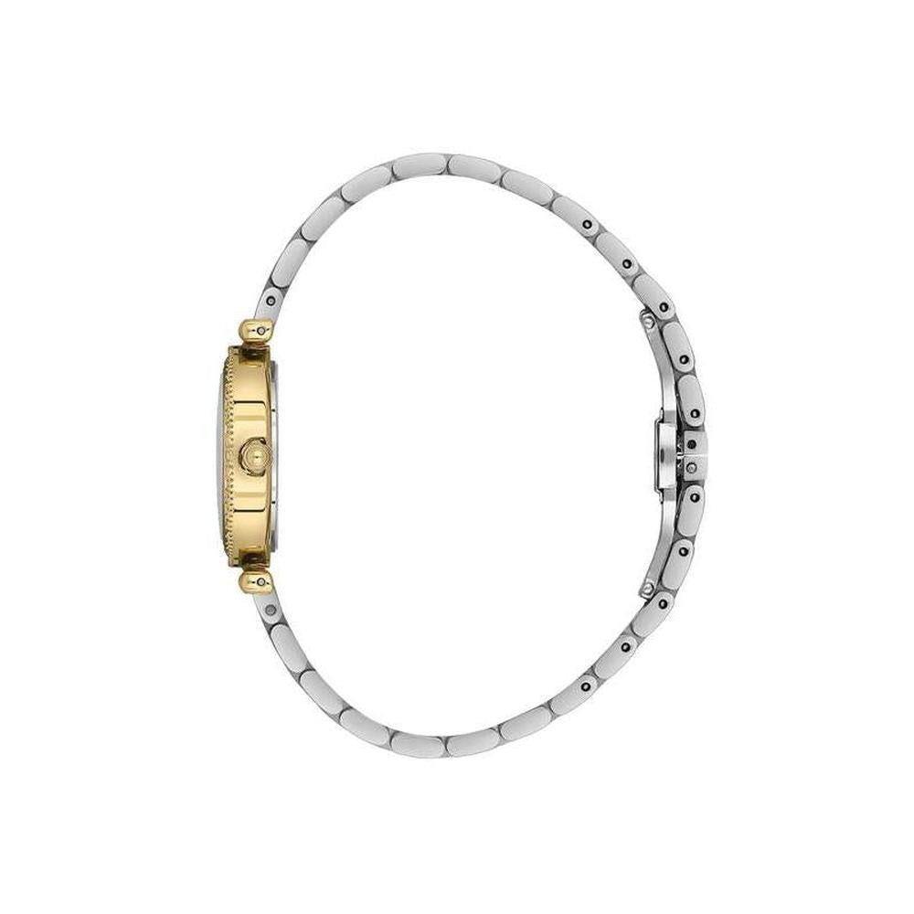 Daniel Klein Ladies Green Dial Watch In Gold
