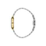 Daniel Klein Ladies Green Dial Watch In Gold