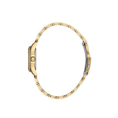 Daniel Klein Womens Mother Of Pearl Dial Watch In Gold
