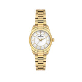 Daniel Klein Womens Mother Of Pearl Dial Watch In Gold