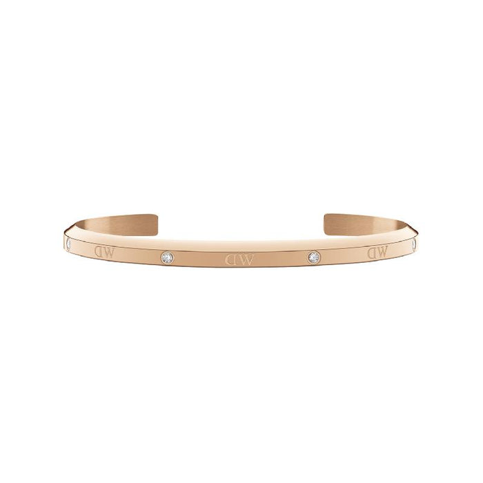 Daniel Wellington Womens Small Classic Lumine Cuff Bracelet In Rose Gold