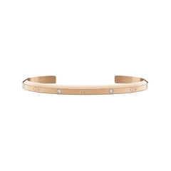 Daniel Wellington Womens Small Classic Lumine Cuff Bracelet In Rose Gold