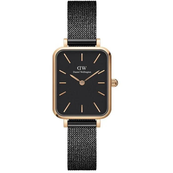 Daniel Wellington Quadro Pressed Ashfield Mesh Black