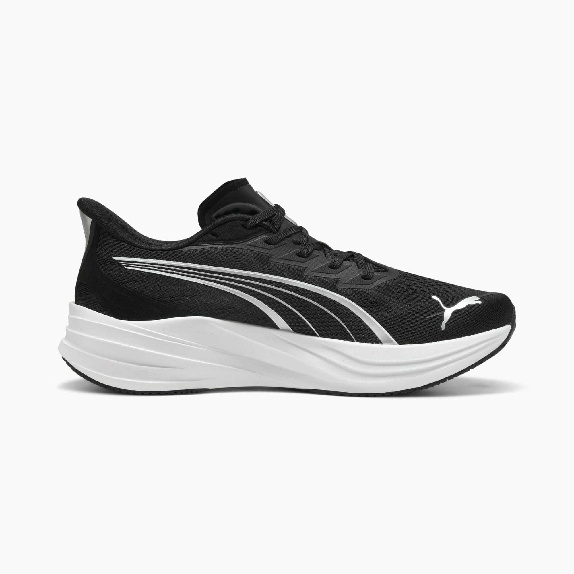 Puma Mens Darter Pro 2 Sneakers In Black & Silver