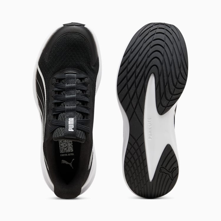 Puma Unisex Dasher Lite Sliptech Junior Shoes In Black