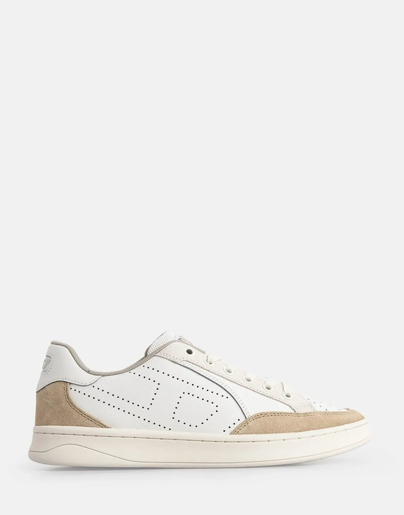 Diesel Mens S-Dakota Low Sneakers In Cream