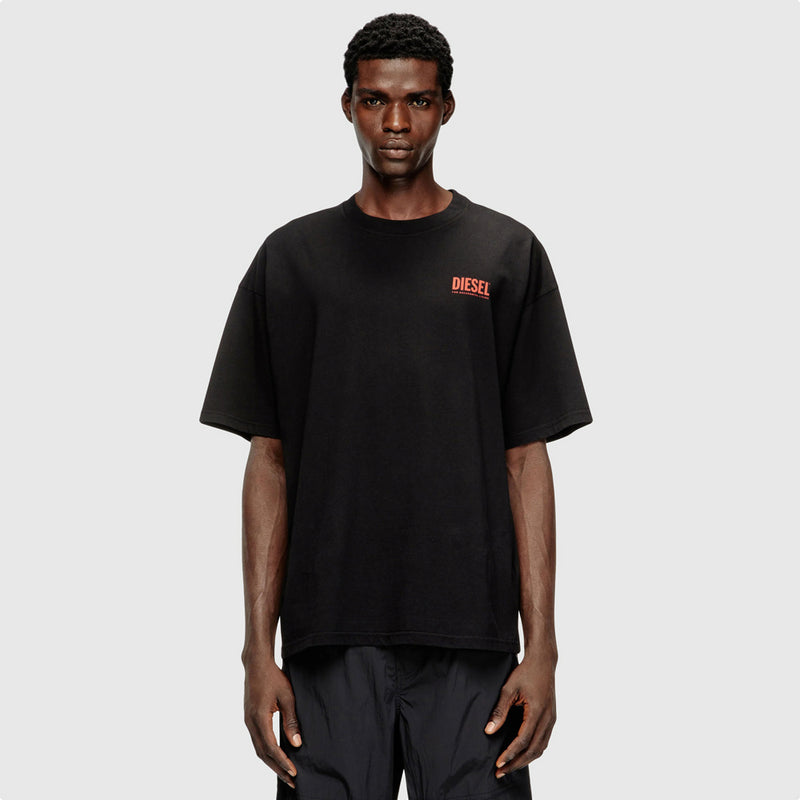 Diesel Mens T-Box Bisk Relaxed T-Shirt In Black
