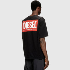 Diesel Mens T-Box Bisk Relaxed T-Shirt In Black