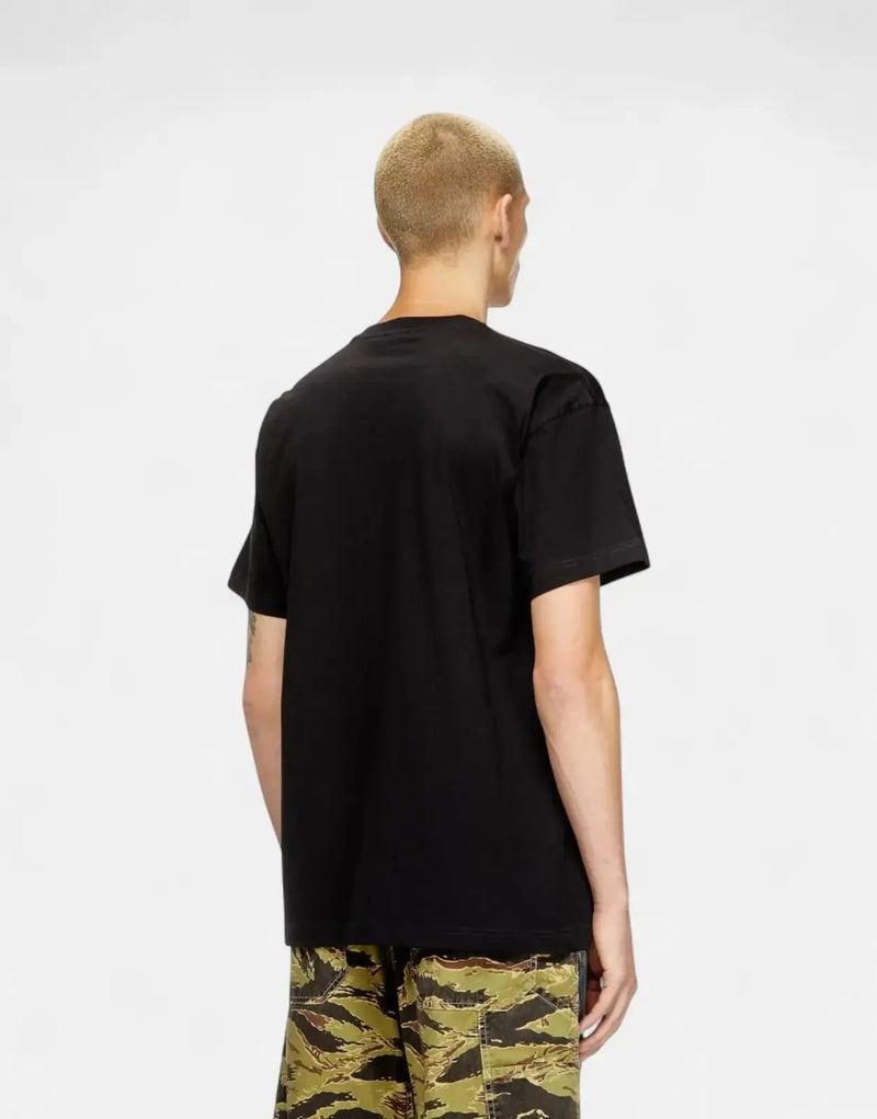 Diesel Mens T-Norm-T6 Regular T-Shirt In Black