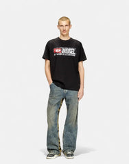 Diesel Mens T-Boxt-T25 Relaxed T-Shirt In Black