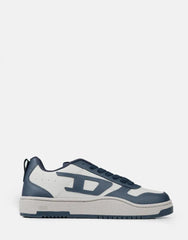 Diesel Mens S-Ukiyo V2 Low Sneakers In Grey and Navy