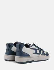 Diesel Mens S-Ukiyo V2 Low Sneakers In Grey and Navy
