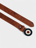 Ben Sherman Distressed Leather Target Buck Tan