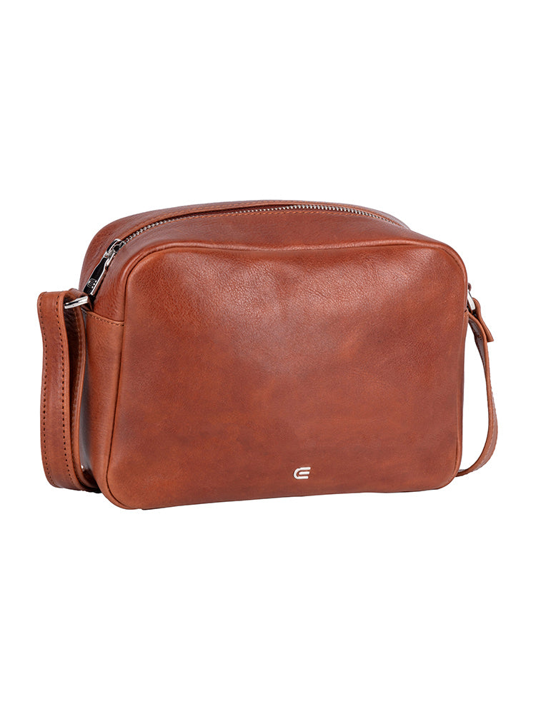 Cellini Adina Large Camera Bag  Cognac