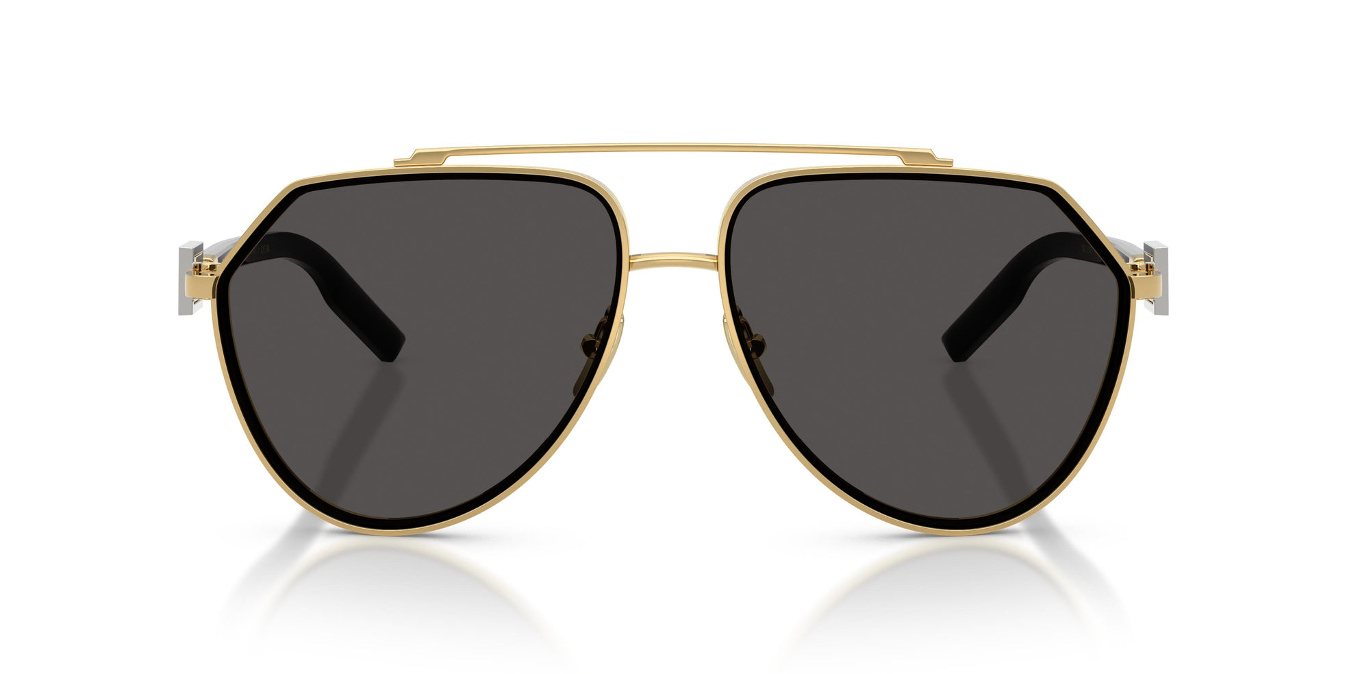 Dolce & Gabbana Pilot Sunglasses For Men In Gold