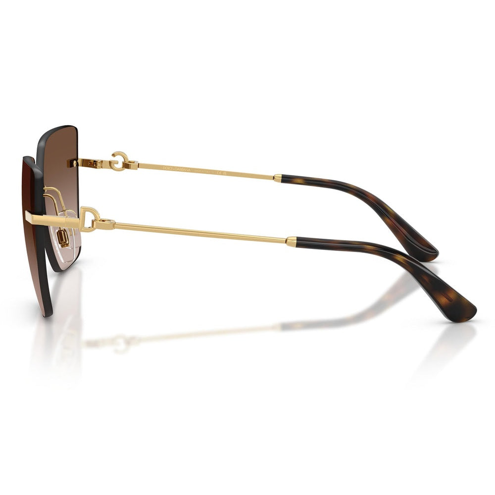 Dolce & Gabbana Womens Sunglasses In Gold/Brown