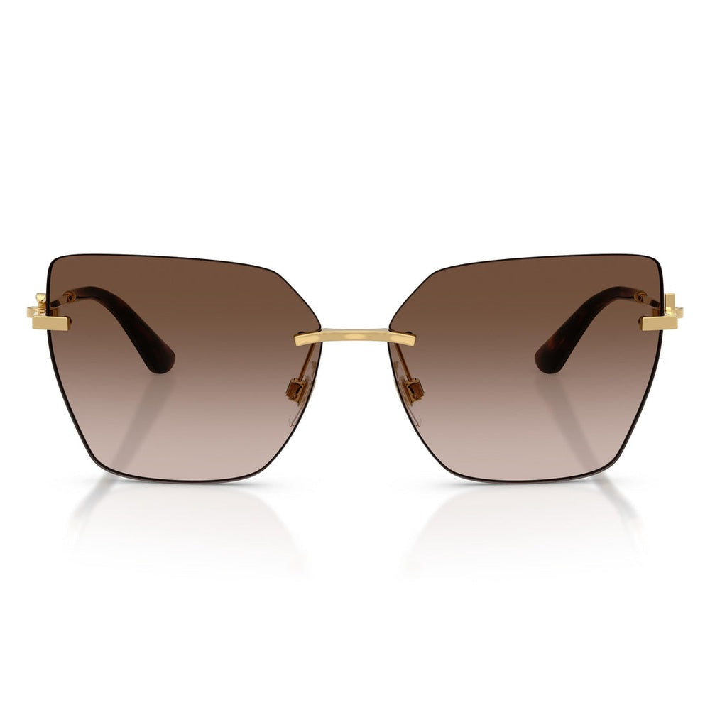 Dolce & Gabbana Womens Sunglasses In Gold/Brown