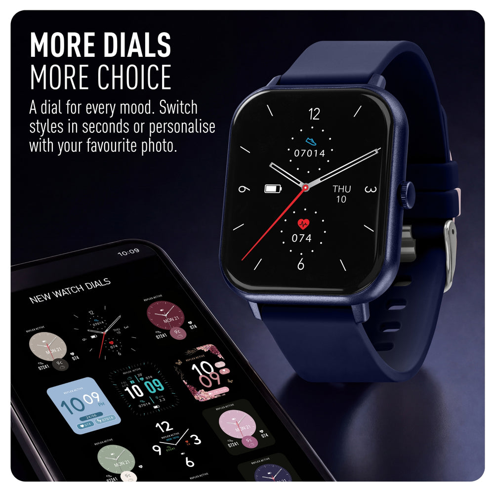 Reflex Active Mens Nexus Silicone Band In Navy