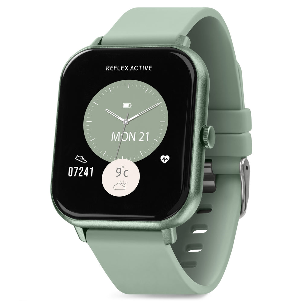 Reflex Active Unisex Nexus Silicone Band Watch In Green