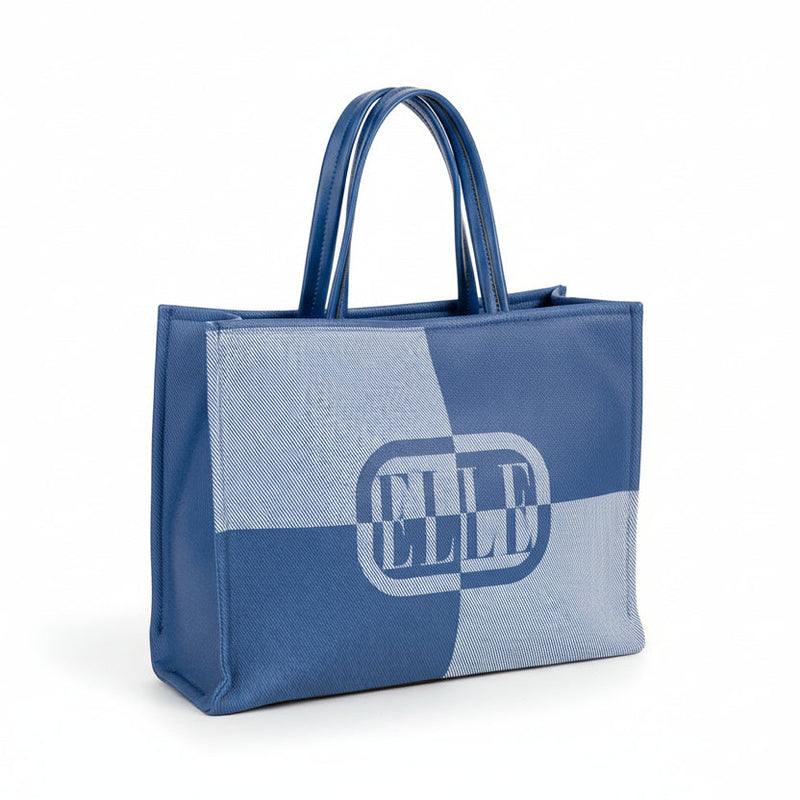 Elle Avant Garde Large Shopper Bag In Blue