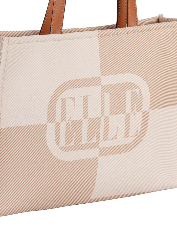 Elle Avant Garde Large Shopper Bag In Beige