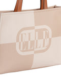 Elle Avant Garde Large Shopper Bag In Beige