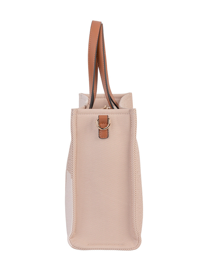 Elle Avant Garde Large Shopper Bag In Beige