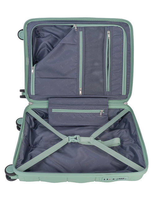 Cellini Elle Trolley Case Green