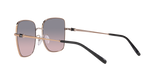 Emporio Armani Unisex Shiny Sunglasses In Rose Gold