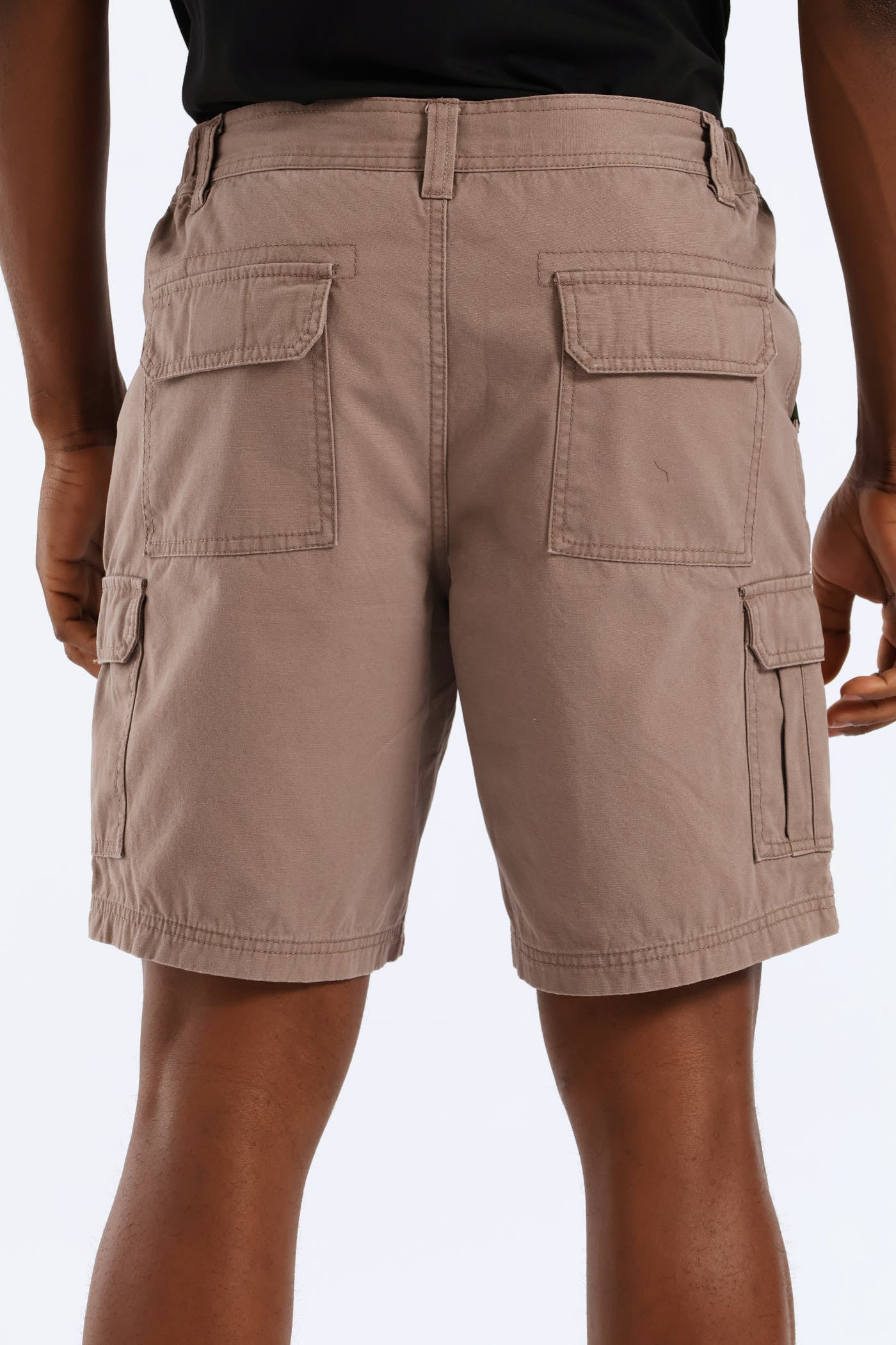 Jeep Mens Tapered Mountain Man Shorts In Brown